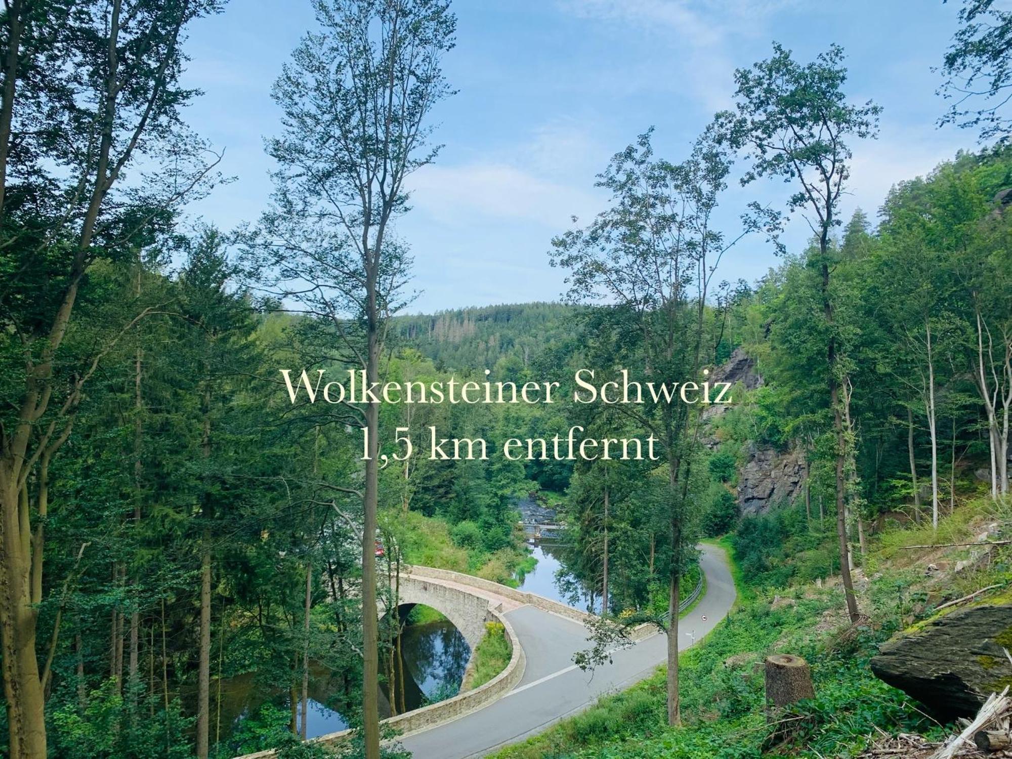 Am Schloss Wolkenstein, 75M2, 2Br, Babybett Luaran gambar