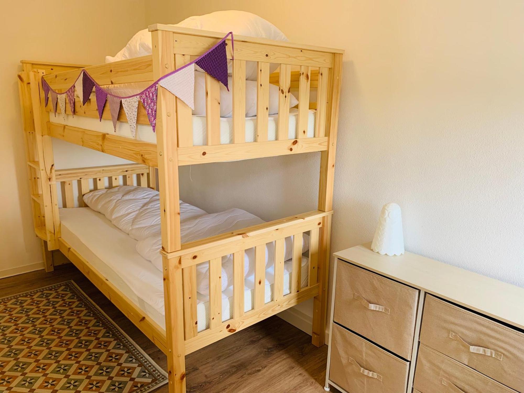 Am Schloss Wolkenstein, 75M2, 2Br, Babybett Luaran gambar
